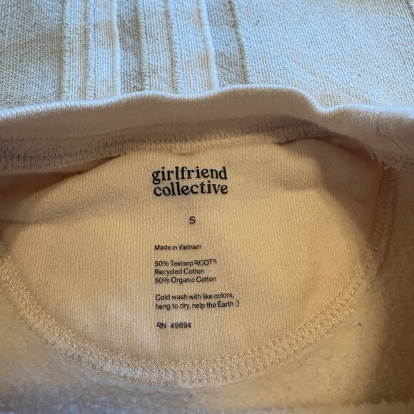 Girlfriend Collective 50/50 Crewneck Sweatshirt – Canyon, Size Small, Slightly C - Picture 5 of 6